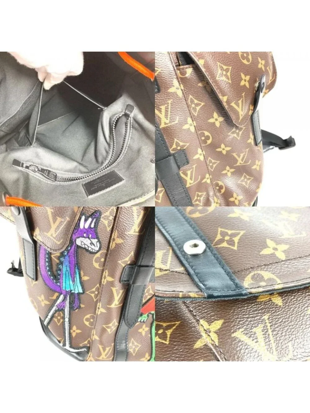Louis Vuitton Backpack Christopher PM Canvas Brown - Picture 9 of 9